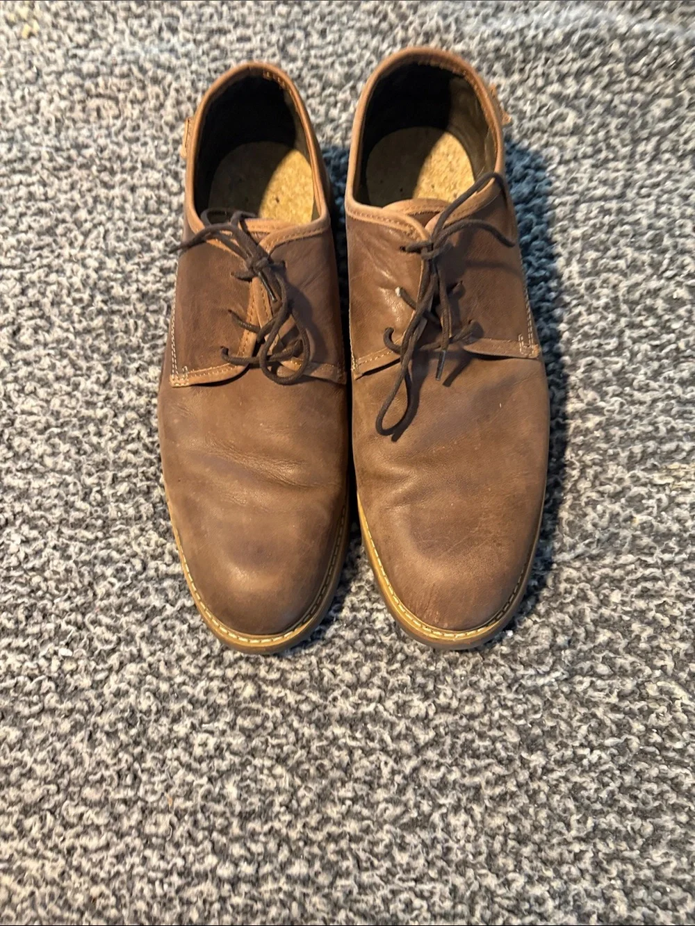 Pikolinos Men’s Size 10.5 (EU 44) Brown Leather Derby Shoes Excellent Condition!